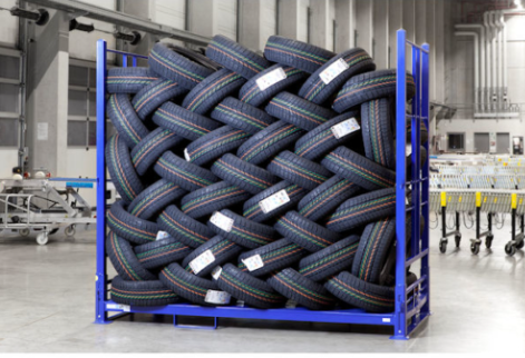 Rack pour stockage de pneus à Lyon 